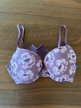 Vince Camuto Floral T-Shirt Bra 34C